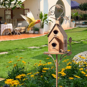 GardenNest | Luxuriöses Vogelheim mit dekorativem Pfahl