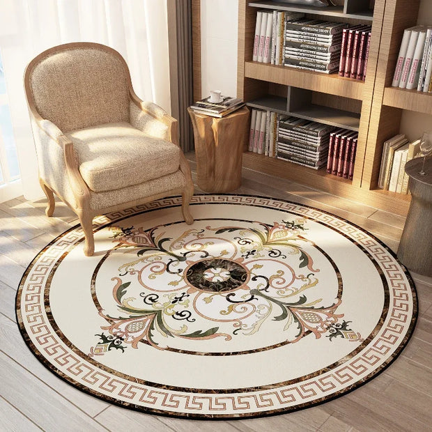 OpulentCircle | Amerikanische Stil Runde Teppiche für Schlafzimmer